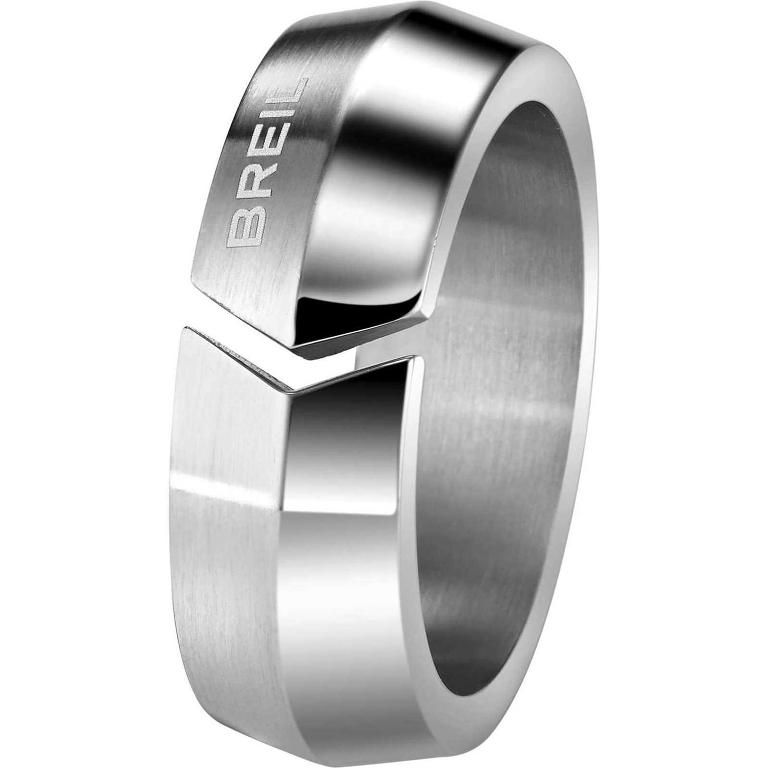 Oiritaly Ring Man Breil TJ1408 21 Shoot Steel